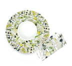 Cream Floral Garden Melamine Hostess Set, 20-Piece (Service for 4)