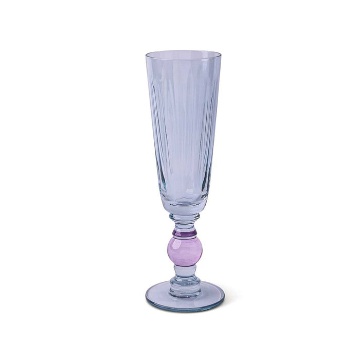 Blue & Purple Two-Tone Champagne Flute