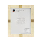 Fluted Bone and Brass Inlay Frame, 8x10