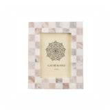 Austen Mosaic Onyx Picture Frame, Hazel Brown, 4x6
