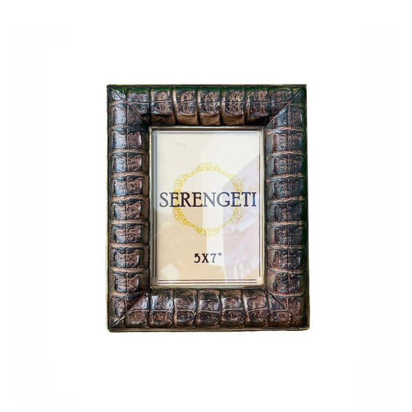 Brown Crocodile Picture Frame, 5x7