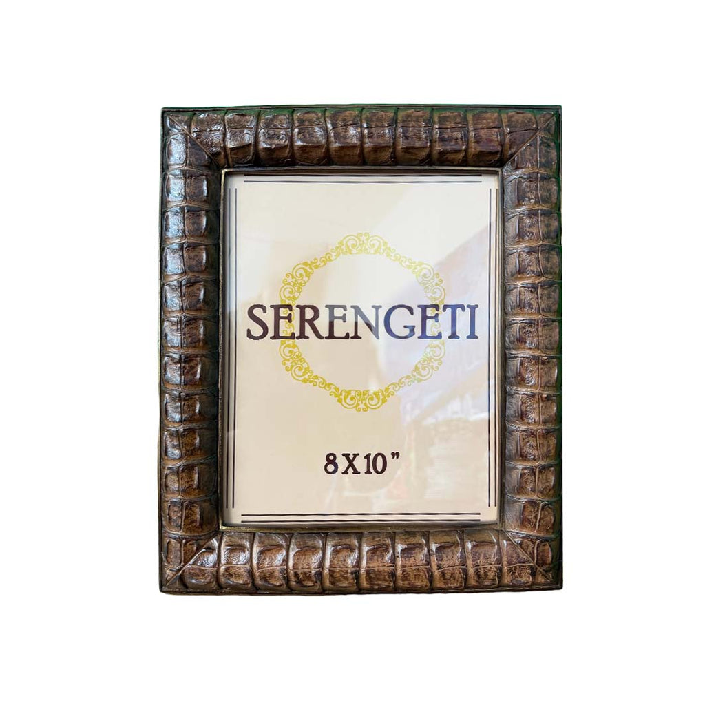 Brown Crocodile Picture Frame, 8x10