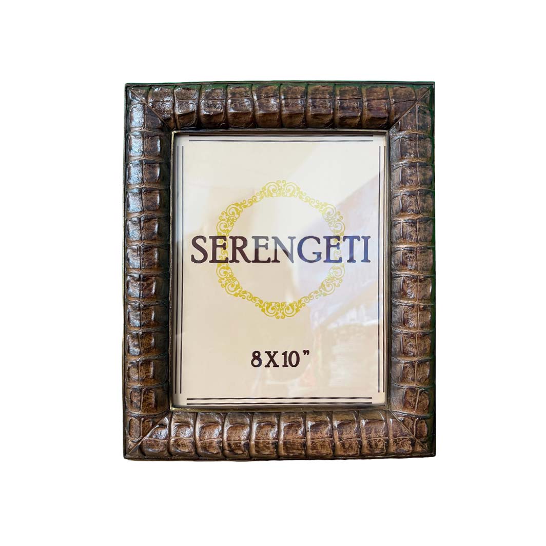 Brown Crocodile Picture Frame, 8x10