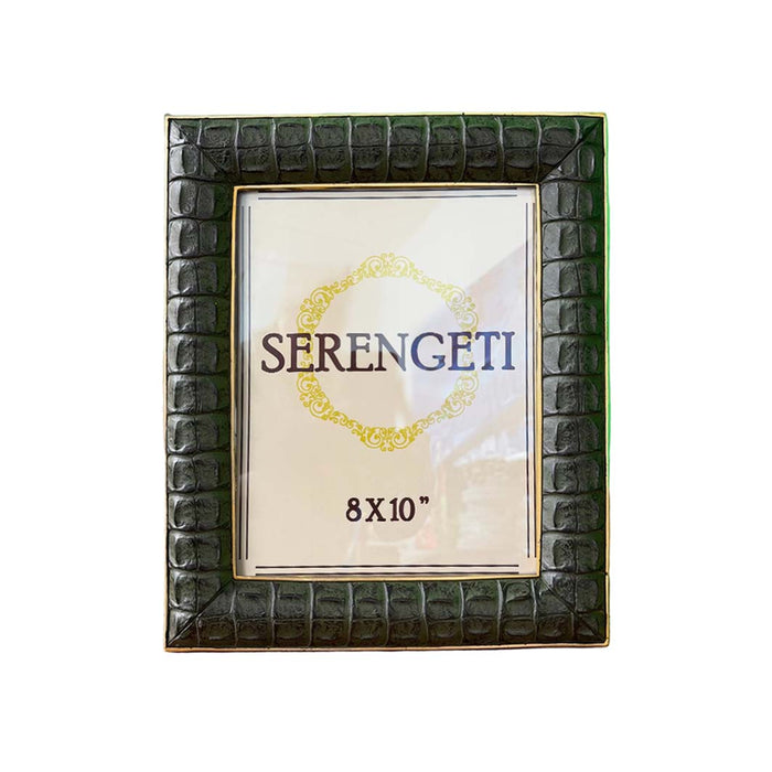 Green Crocodile Picture Frame, 8x10