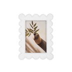 White Scalloped Edge Picture Frame, 5x7