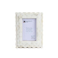 Scalloped Bone Inlay Frame, Ivory, 4x6