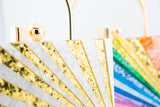 Clutch Purse Gold & Pearl Starburst