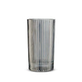 Gray Optic Highball Glasses, Set of 6
