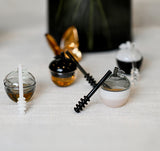 Black & White Honey Dish Set of 4