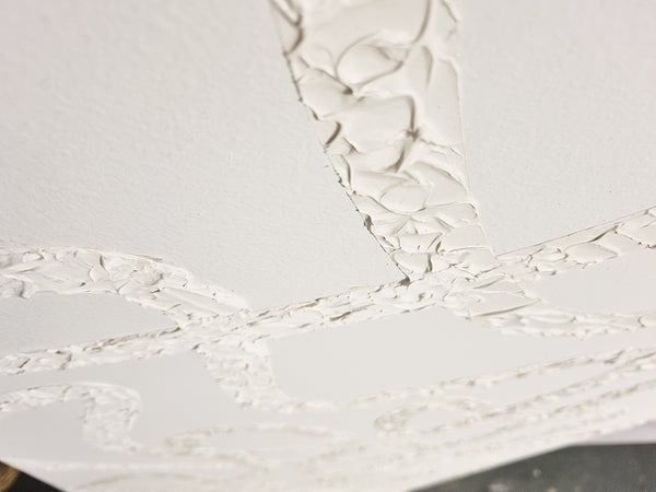 White On White Squiggle
