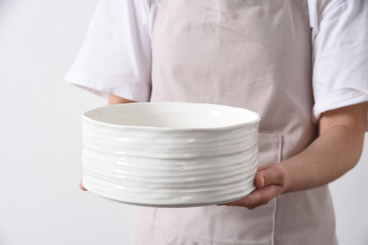 Le Blanc White Medium Bowl - product photo