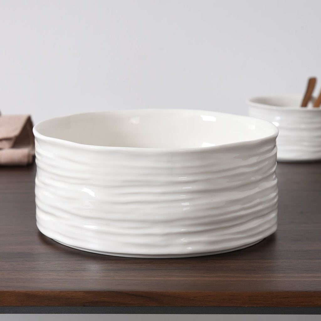 Le Blanc White Medium Bowl - product photo