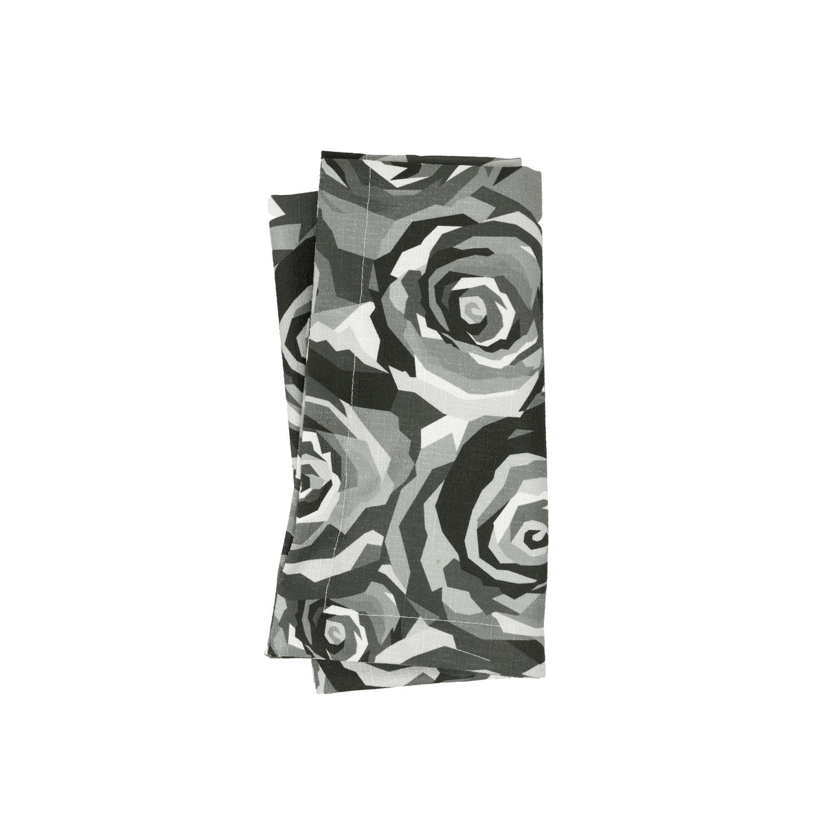 Greyscale Roses Napkin Set