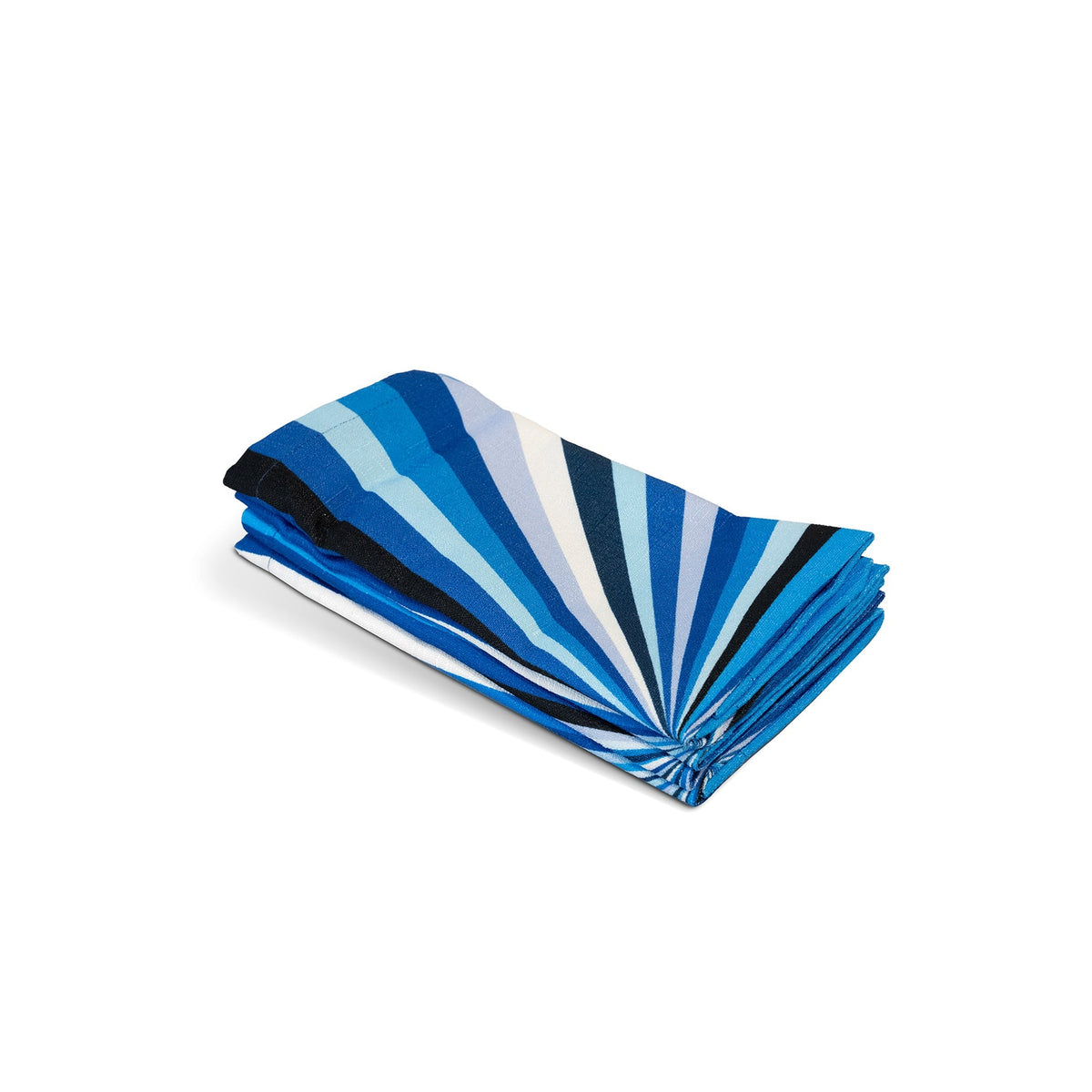Blue Link & Starburst Napkin Set set of four