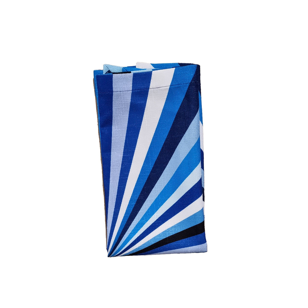 Blue Link & Starburst Napkin Set