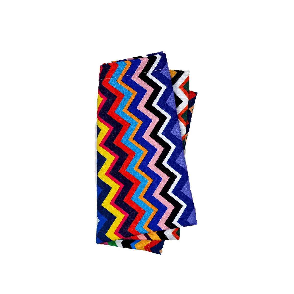 Multicolor ZigZag Napkin Set
