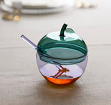 Lavender & Teal Large Honey Dish