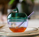 Lavender & Teal Large Honey Dish