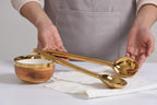 Salad Servers Gold