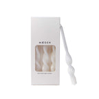 Ice White Twist Taper Candles, Set of 3