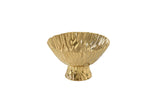 Medium Footed Bowl Gold