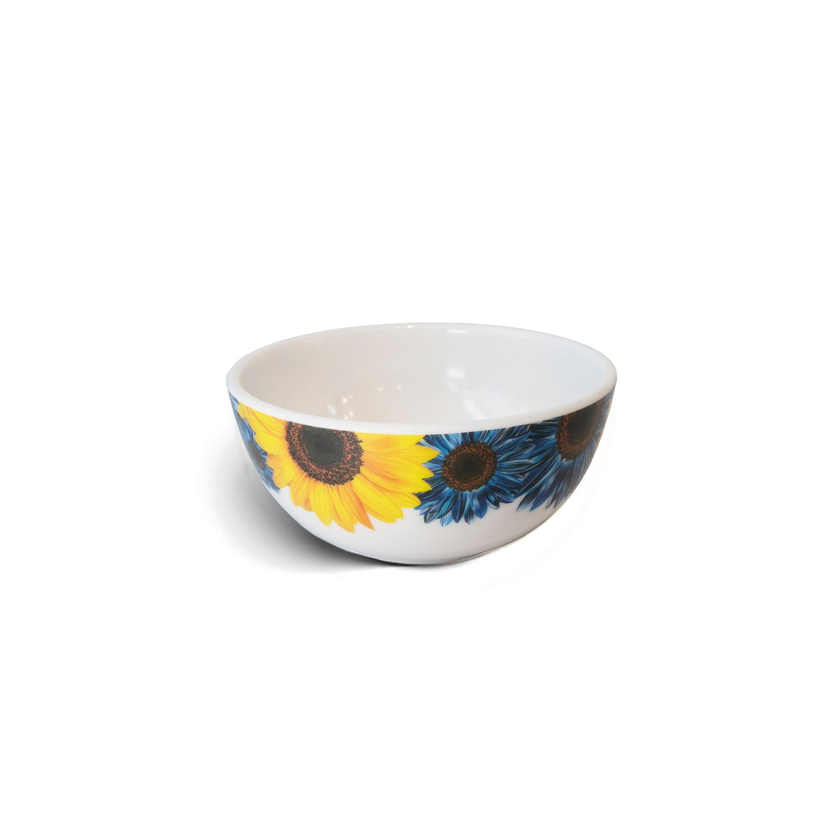 Blue Sunflower Bowl Set, melamine dinnerware