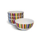 Multicolor Starburst Bowl Set set of four