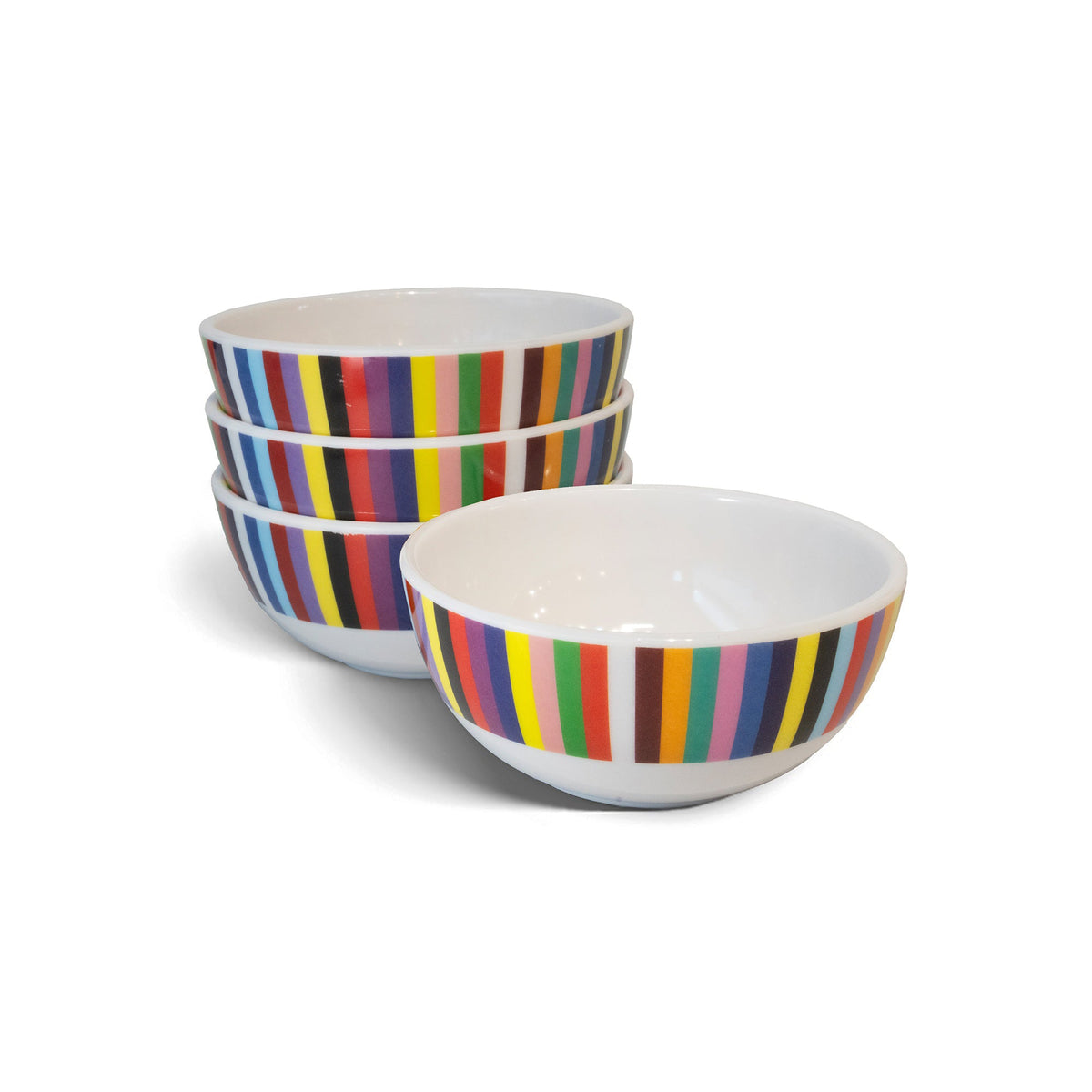 Multicolor Starburst Bowl Set set of four