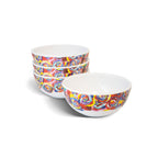 Multicolored Roses Bowl Set set of four