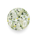 Cream Floral Garden Melamine Dinner Plates, Set of 4