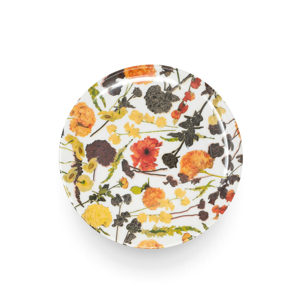 Auburn Bouquet Dinner Plate Set, melamine dinnerware