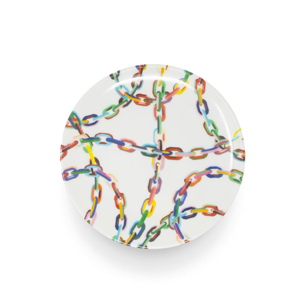Large Chain Link Dinner Plate Set, melamine dinnerware
