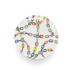 Large Chain Link Dinner Plate Set, melamine dinnerware