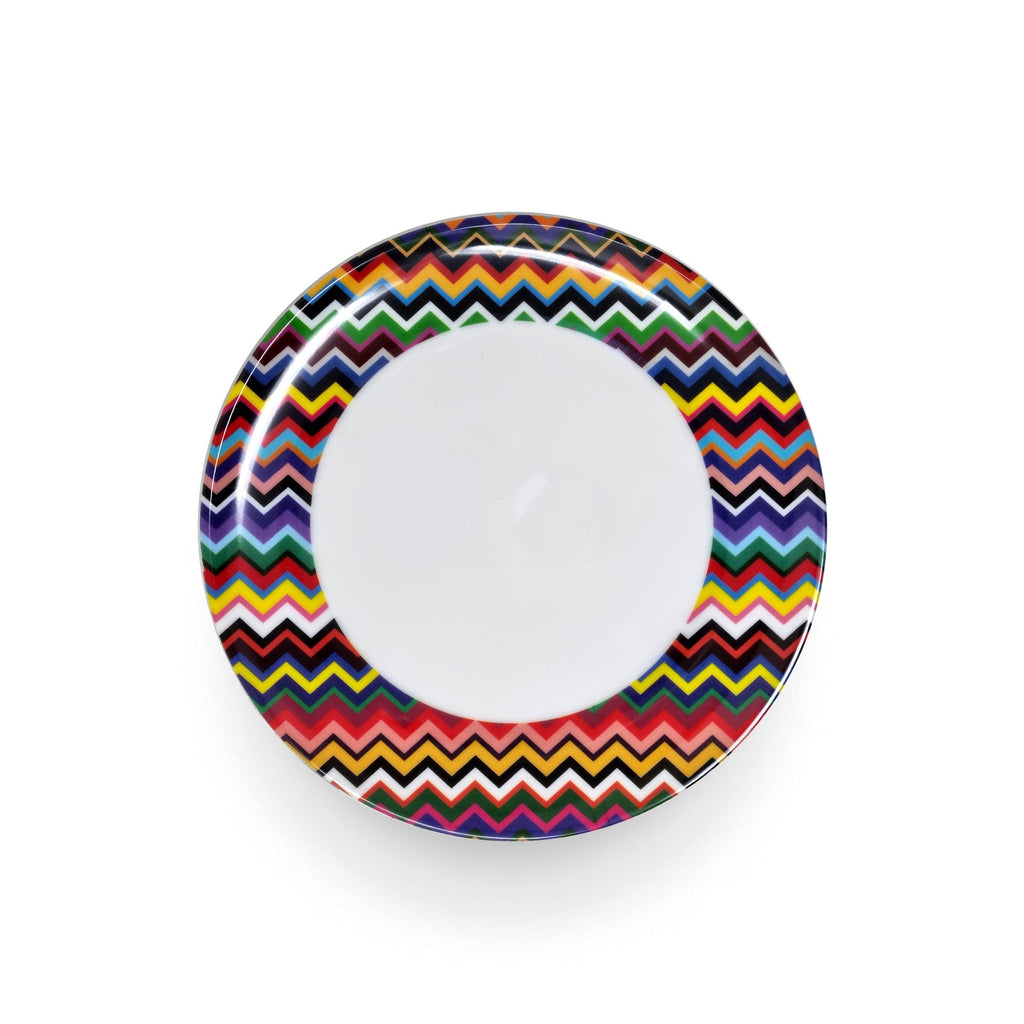 Multicolor ZigZag Dinner Plate Set, melamine dinnerware