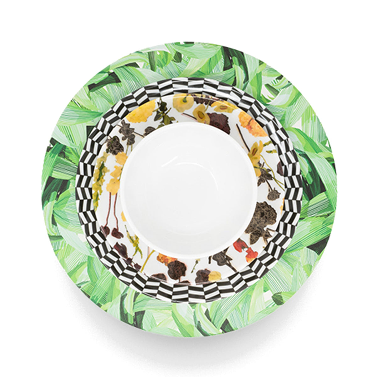 Contemporary Nature Set 16 Piece Setting, melamine dinnerware