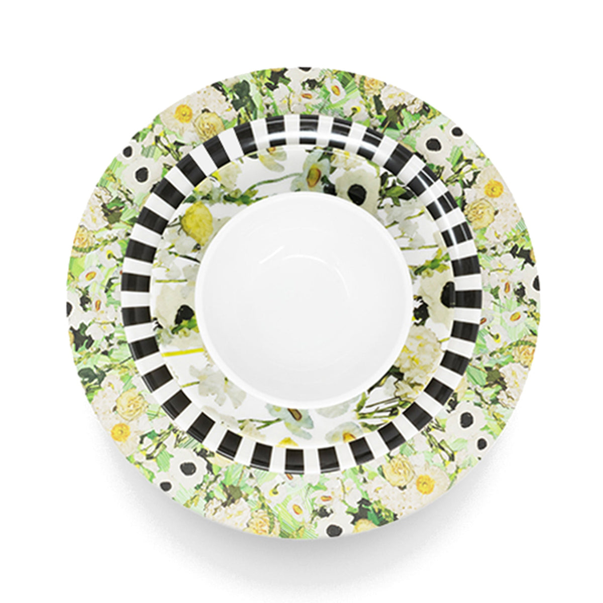 Tranquil Charm Set 16 Piece Setting, melamine dinnerware