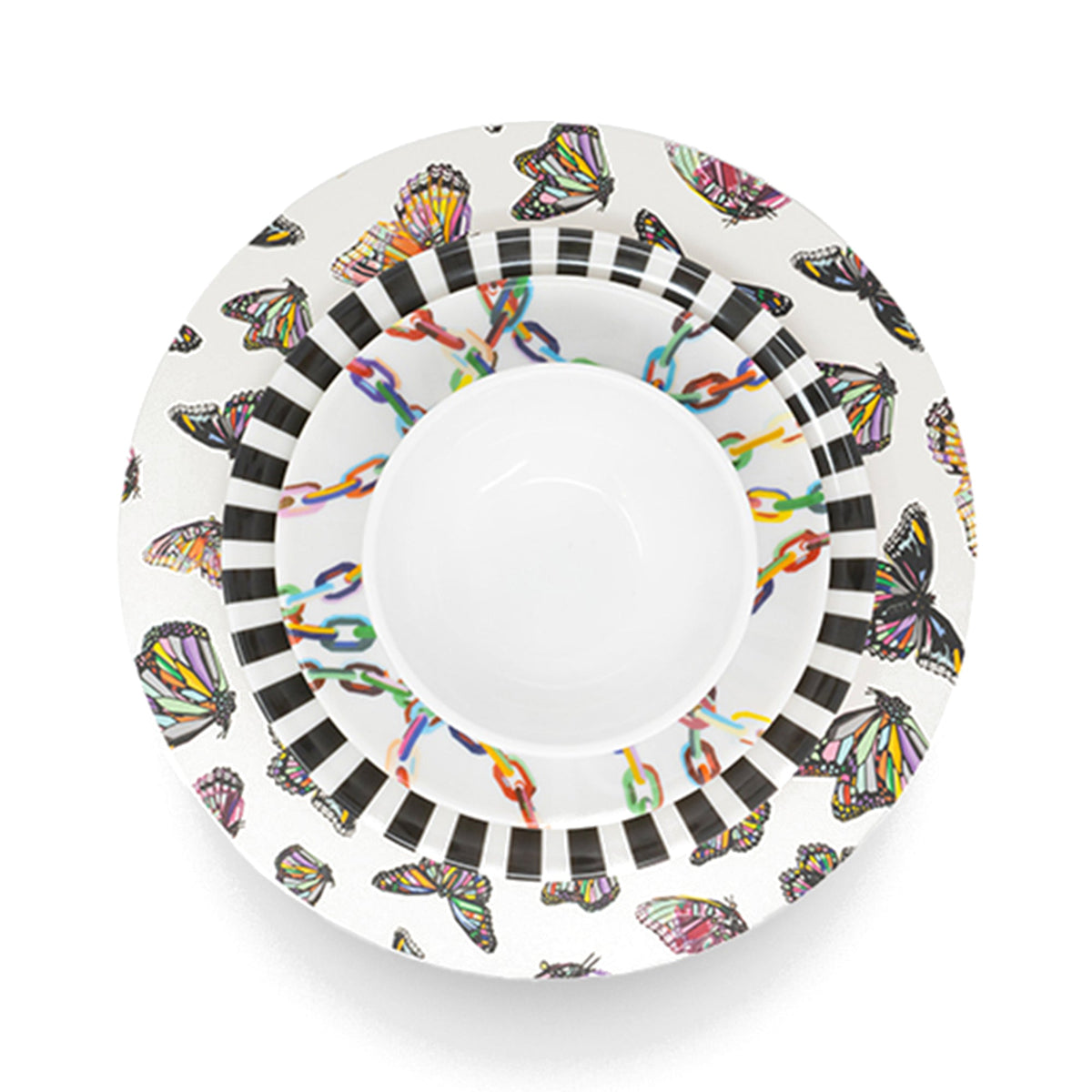 Metamorphosis Set 16 Piece Setting, melamine dinnerware