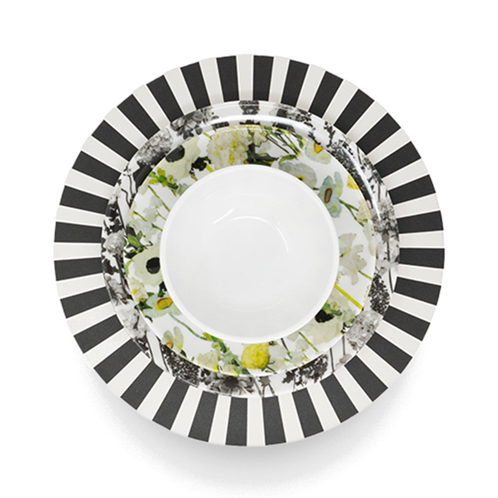 Stylish Sophistication Set 16 Piece Setting, melamine dinnerware