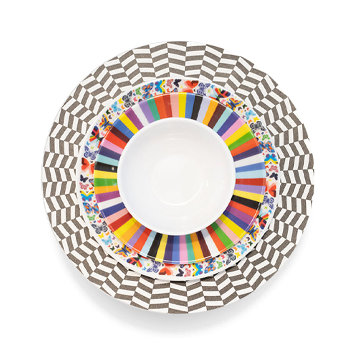 Midspring Night's Dream Set 16 Piece Setting, melamine dinnerware