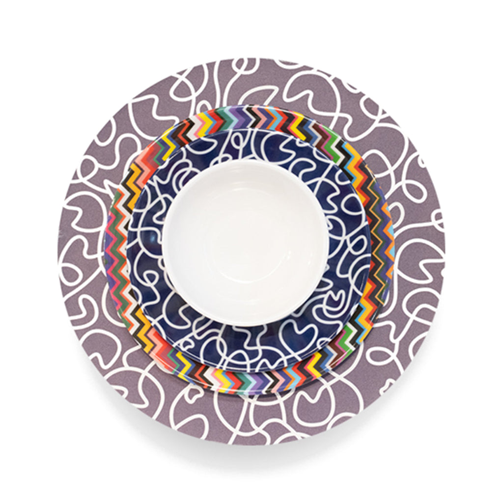 Fever Dream Set 16 Piece Setting, melamine dinnerware