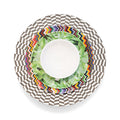 Vivid Whirl Set 16 Piece Setting, melamine dinnerware