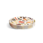Auburn Bouquet Salad Plate Set set of four