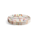 Chain Link Melamine Salad Plates, Set of 4