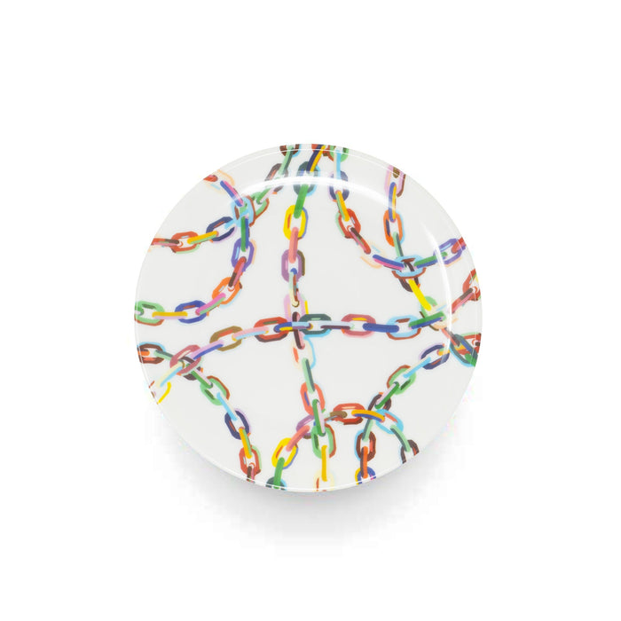 Chain Link Melamine Salad Plates, Set of 4