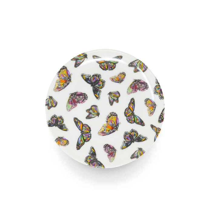 Butterflies Melamine Salad Plates, Set of 4