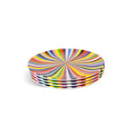 Multicolor Starburst Salad Plate Set set of four