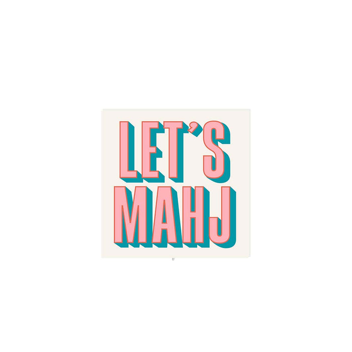 'Let's Mahj' Cocktail Napkins, Set of 20