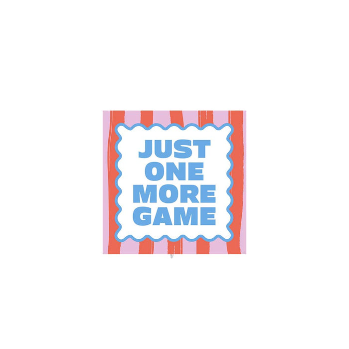 'Just One More Game' Cocktail Napkins, Set of 20