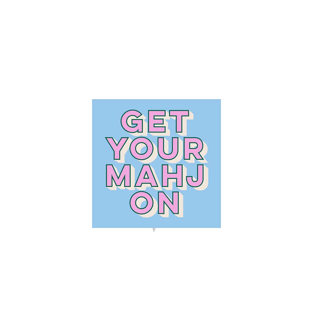 'Get Your Mahj On' Cocktail Napkins, Set of 20