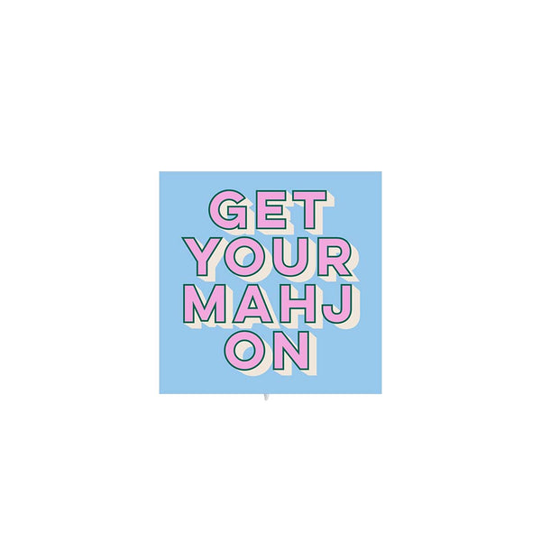 'Get Your Mahj On' Cocktail Napkins, Set of 20